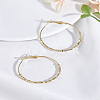 1Pair Alloy Hoop Earrings EJEW-LP0008-029LG-3