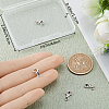 Anti-Tarnish 5Pcs Rhodium Plated 925 Sterling Silver Lobster Claw Clasps STER-BBC0006-22-3