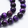 Natural Tiger Eye Beads Strands X-G-F561-8mm-B03-3