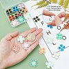54Pcs 9 Colors Acrylic Pendants OACR-SC0001-07-3