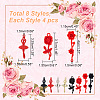 28PCS 8Style Alloy Pendants FIND-AR0004-51-2