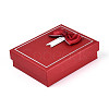 12Pcs 6 Colors Cardboard Jewelry Set Boxes CBOX-N015-02C-4