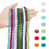 ARRICRAFT 10 Strands 10 Colors Frosted Transparent Glass Beads Strands FGLA-AR0001-02-1