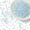70G Transparent Spray Painted Glass Beads EGLA-YW0005-30D-1