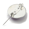 Round Glass Brooches FIND-Q096-01P-2