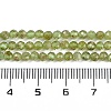 Natural Peridot Beads Strands G-F509-12-3mm-5