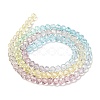 Transparent Painted Glass Beads Strands X1-DGLA-A034-T3mm-A15-5