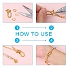 Tibetan Style Alloy Hook and Eye Clasps X-GLF1277Y-NF-3