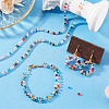 2 Starnds Electroplate Transparent Glass Beads Strands EGLA-TADJ0001-07-5