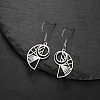304 Stainless Steel Dangle Earrings FS-WGB851A-01-1