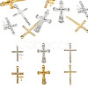 20Pcs 10 Styles Alloy Rhinestone Pendants FIND-TA0007-84-1