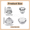 10Sets Transparent Glass Beads GLAA-AN0001-01A-2