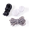 15M 3 Colors Hollow Pipe PVC Tubular Synthetic Rubber Cord RCOR-TA0001-09-2