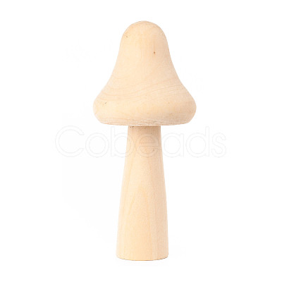 Schima Superba Wooden Mushroom Children Toys WOOD-TAC0004-07D-1