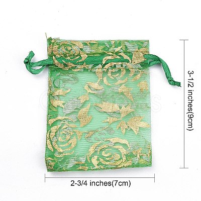 Printed Organza Bags X1-OP-R024-7x9-M-1