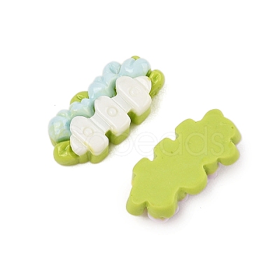 Opaque Resin Cabochons CRES-M037-05A-1