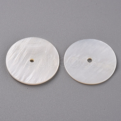 Natural Freshwater Shell Beads SHEL-R144-30B-1