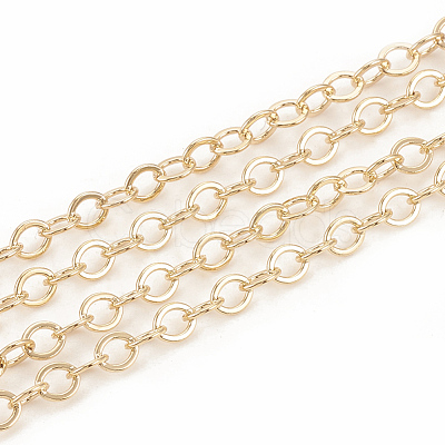 Brass Cable Chains CHC-S003-08G-1