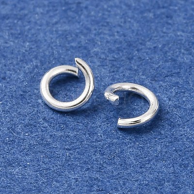Brass Open Jump Rings KK-G604-08S-08-1