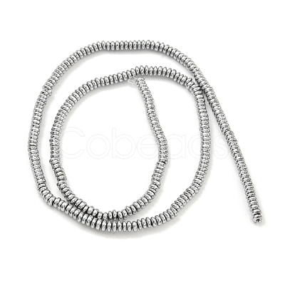 Electroplated Synthetic Non-Magnetic Hematite Beads Strands G-I360-C03-05-1