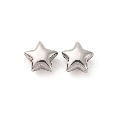 304 Stainless Steel Beads STAS-A117-01D-P-1