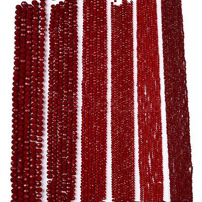 Opaque Solid Color Imitation Jade Glass Beads Strands EGLA-A044-P3mm-D02-1