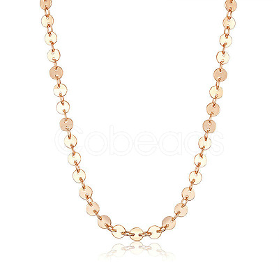 Brass Necklaces NJEW-FF0006-06-1