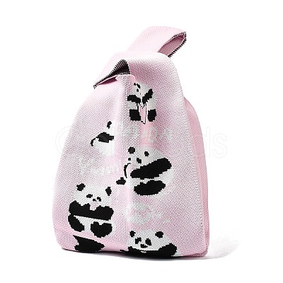 Polyester Mini Knit Tote Bags ABAG-C008-01A-01-1