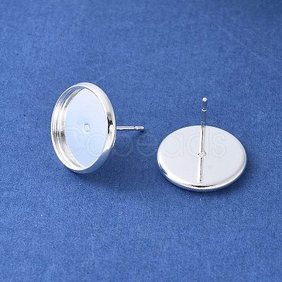 Brass Ear Studs Settings IFIN-Q005-S-1
