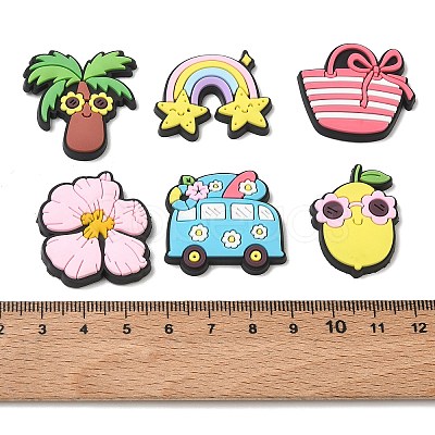 Summer Theme PVC Plastic Cabochons PL-CBAEA65-03-1