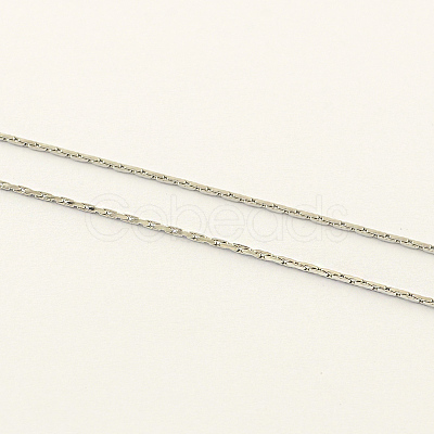 Tarnish Resistant 304 Stainless Steel Boston Chain CHS-R007-1.3mm-1