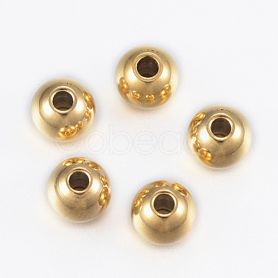Ion Plating(IP) 304 Stainless Steel Beads STAS-H394-03G-1