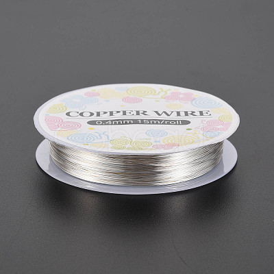 Round Copper Jewelry Wire CW0.4mm006-1