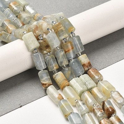 Natural Blue Calcite Beads Strands G-N327-06-05-1