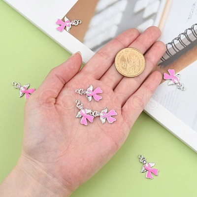 October Breast Cancer Pink Awareness Ribbon ENAM-D001-2-1
