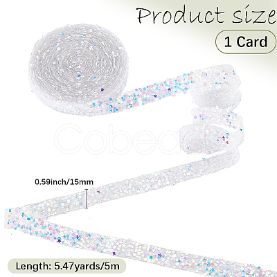 5M Rhinestone Ribbon OCOR-CY0002-01B-1