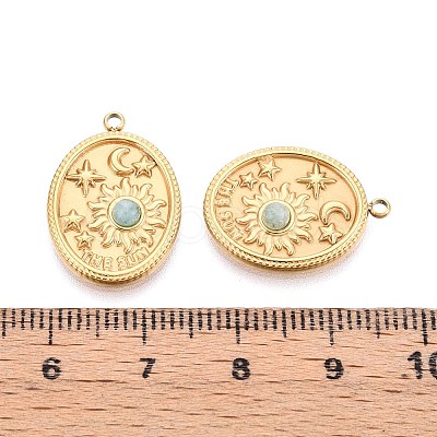 Natural Amazonite Pendants STAS-N109-187G-1