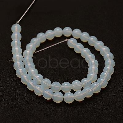 Opalite Beads Strands G-G687-30-8mm-1