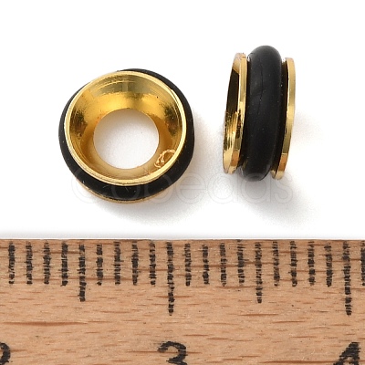 Rack Plating Brass Beads KK-P276-30G-05-1