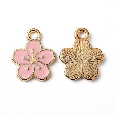 Alloy Enamel Charms X-ENAM-S121-121B-1