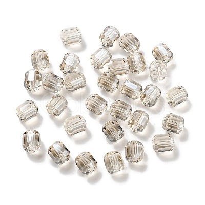 Electroplate Column Glass Beads EGLA-A043-02-PL01-1