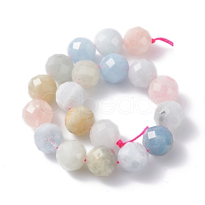 Natural Morganite Beads Strands G-S345-10mm-012-1