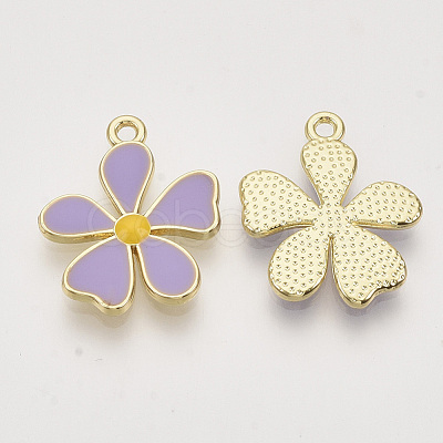 Alloy Enamel Pendants X-ENAM-N051-09C-1