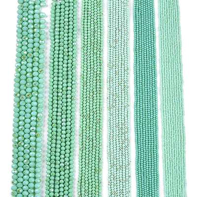 Electroplate Opaque Solid Color Glass Beads Strands LS-EGLA-A044-P3mm-L14-1