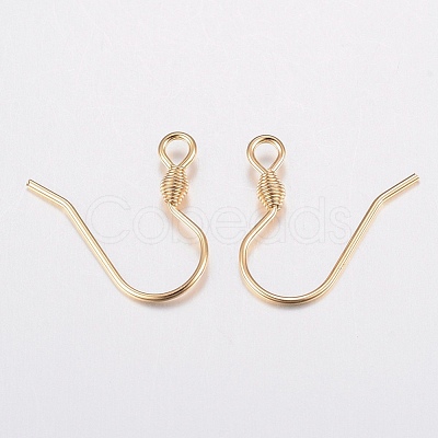304 Stainless Steel Earring Hooks X-STAS-H436-04-1
