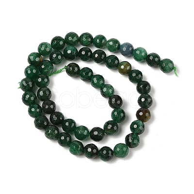 Natural Fuchsite Beads Strands G-H093-A01-01-1