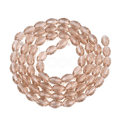 Transparent Glass Beads Strands GLAA-N071-01A-A06-1
