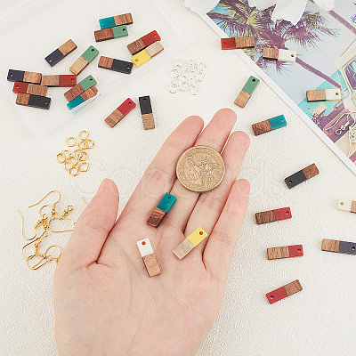 DIY Dangle Earring Making Kits DIY-OC0005-23-1