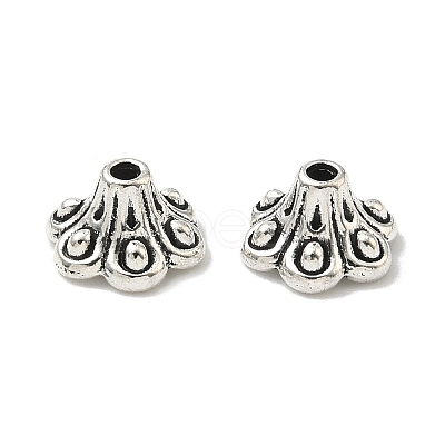 Tibetan Style Bell Filigree Bead Caps X-TIBE-A23845-AS-FF-1