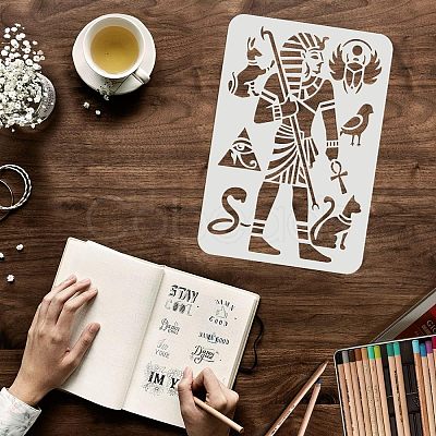Plastic Reusable Drawing Painting Stencils Templates DIY-WH0202-299-1